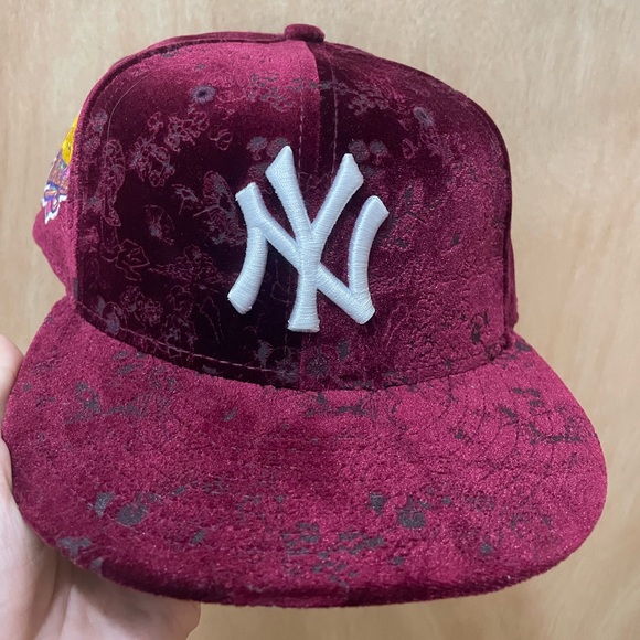 Hat club hanami velour New York Yankees size 7 1/8 59fifty fitted brand new